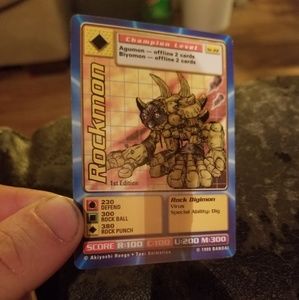 Rockmon digimon card